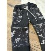 Softshell kalhoty šedý dino na černè- FLEECE