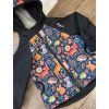 Softshell bunda lesní malovaná zvířátka -  FLEECE