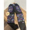 Softshell kalhoty  hvězdy černý základ- FLEECE