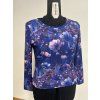 Tričko - fialové květy