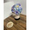 Čepice a nákrčník pastelové květy