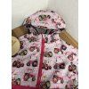 Softshell parka/ bunda růžový traktůrek FLEECE