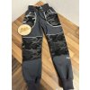 Softshell kalhoty maskáč reflexní na šedé - FLEECE