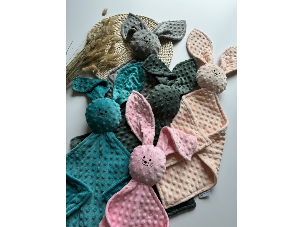 Usínáček minky různé barvy