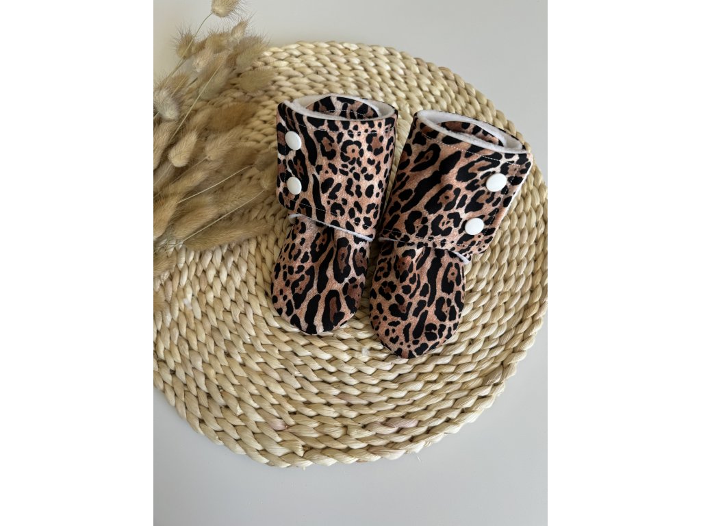 Capáčky vysoké softshellové - Leopard
