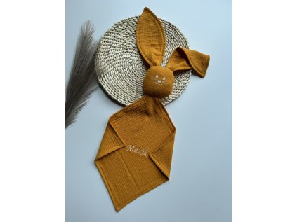 Mušelínový usínáček s vlastním nápisem