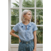 Upcyklo halenka Blue S-M