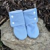 Capáčky vysoké softshellové - Baby blue