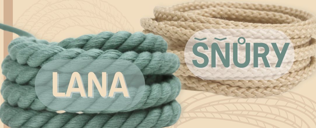 Lana a šňůry