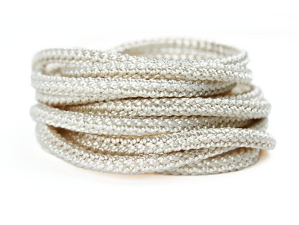 Tandem bavlněné lano Atypique - bílá