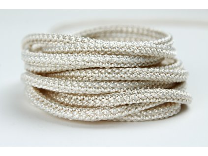 Tandem bavlněné lano Atypique - bílá