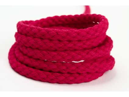 Tandem bavlněná šňůra Velvetina 8mm - červená