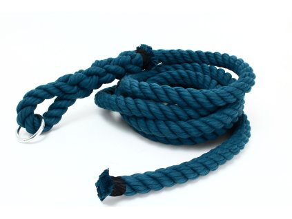 Šplhové Lano Velvet - tmavá modrá - průměr 30mm