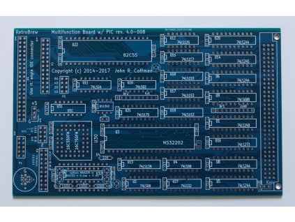 ECB Multifunction board w/PIC rev 4.0-008 Europe Card Bus N8VEM project PCB