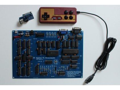 Gigatron TTL computer + McPlugface PS/2 + Gamepad fully assembled kit