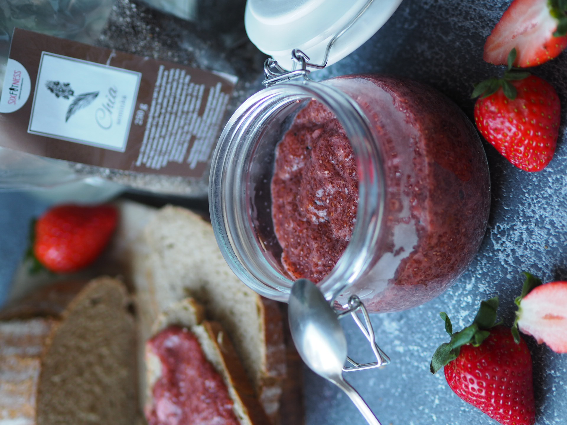 Jahodová marmeláda s chia