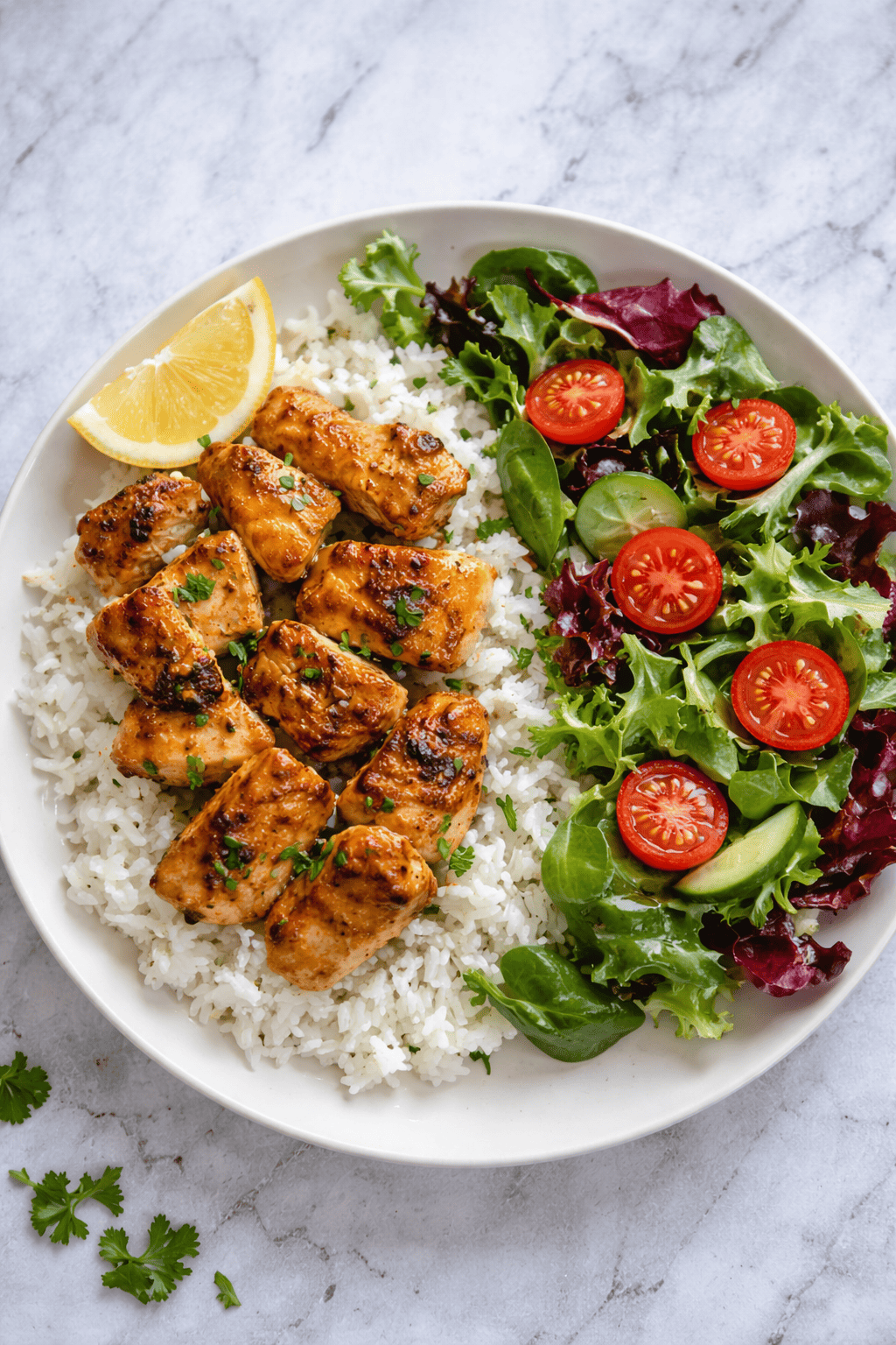 Medovo-hořčičné krůtí s rýží