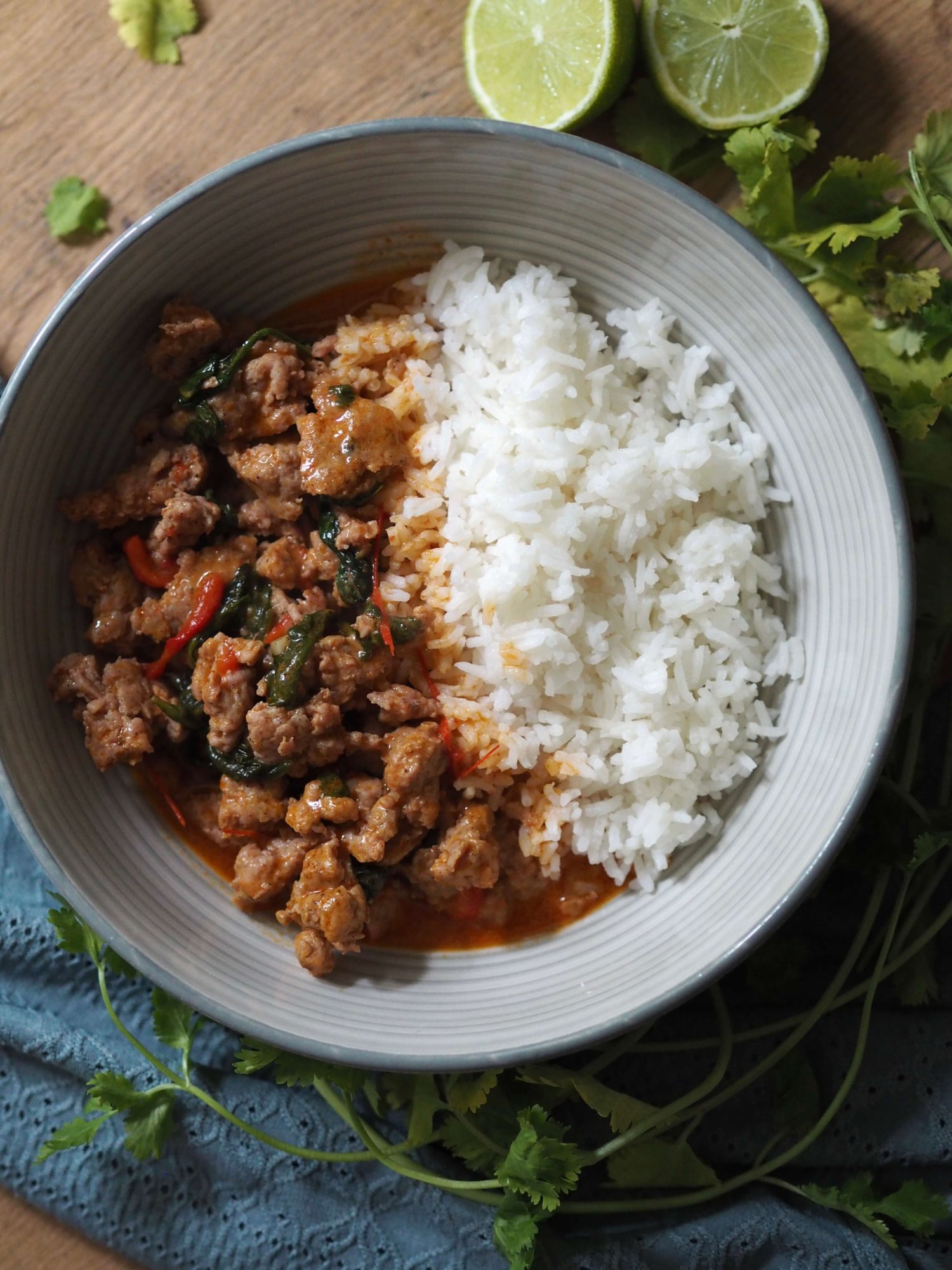 Thajské kari s hovězím