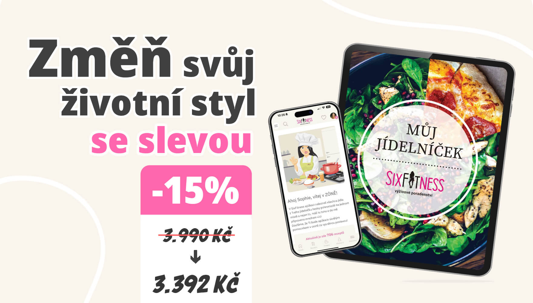 sleva na jídelníček