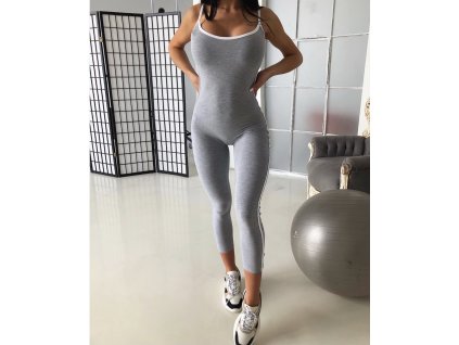 sixfitness gymsuit šedý