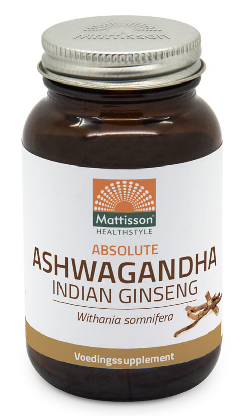 Mattisson Ashwagandha 450 mg – indický ženšen 90 tablet