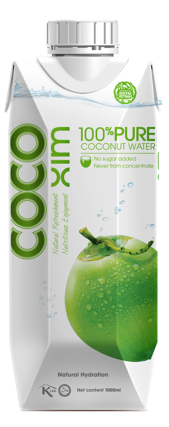 Kokosová voda 100% PURE 1000ML