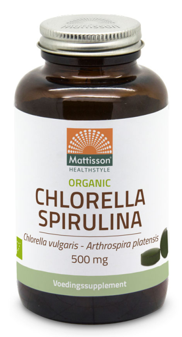 Mattisson BIO Chlorella Spirulina 500 mg - 240 tablet