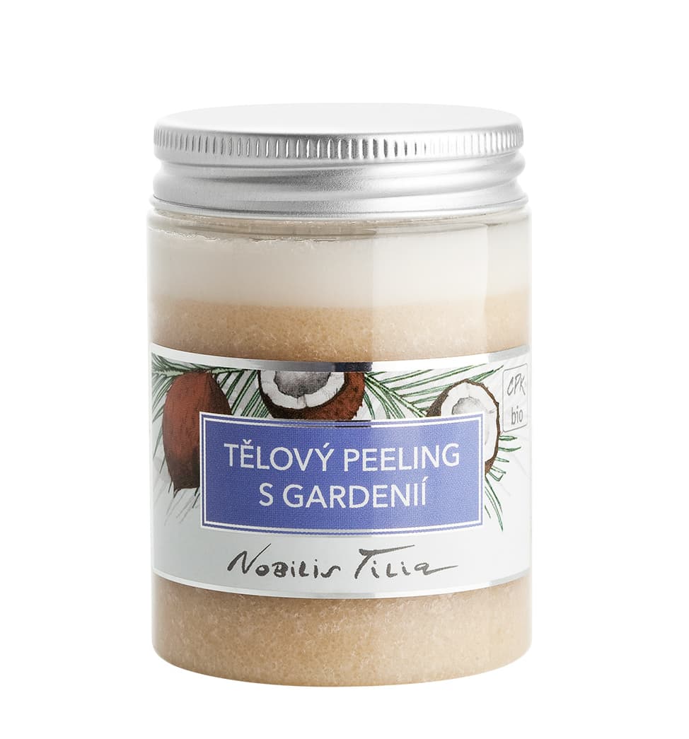 Tělový peeling s gardenií