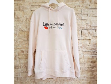 Vyšívaná mikina Boys mom vyšitá len predná strana