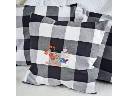 Obliečka na vankúš Listy,40cm x 40cm