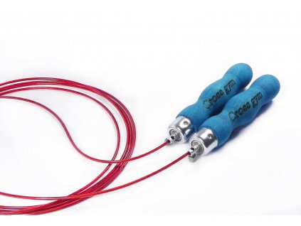 Niebieske rączki, czerwona linka.