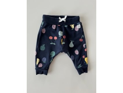 Tmavě modré tepláky s ovocem Lindex