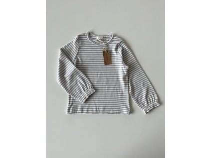 Fialové pruhované tričko Newbie