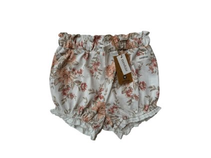 Bílé kraťasy s růžemi Newbie