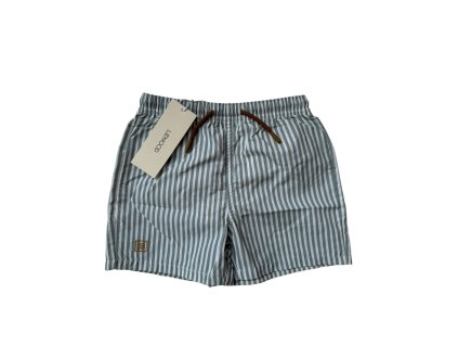 Proužkované plavkové kraťasy UPF 40+ Liewood Duke Stripe sea blue / white