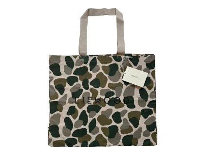 Látková velká taška Liewood Tote bag Camouflage / Green multi mix