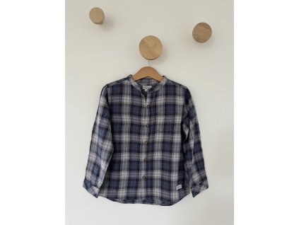 Károvaná modrá košile Newbie