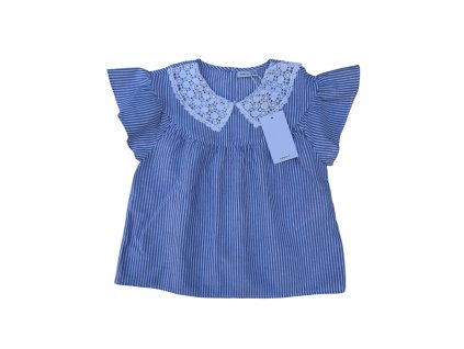 Halenka s krátkým rukávem a límečkem