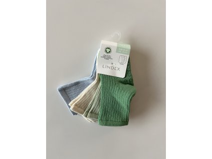 Žebrované ponožky 4-pack Lindex
