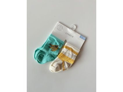Set ponožek s banány Lindex