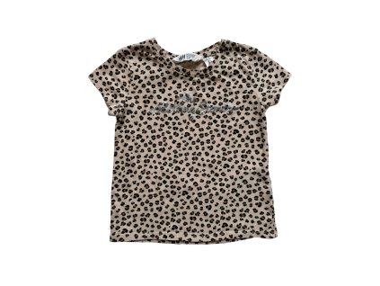 Gepardí tričko s nápisem H&M