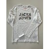 Bílé tričko s nápisem Jack&Jones