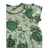 Zelené šaty se želvami Lindex