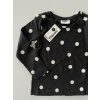 Černé tričko s puntíky Kappahl