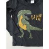 Tmavě modré tričko s dinosaurem Lindex