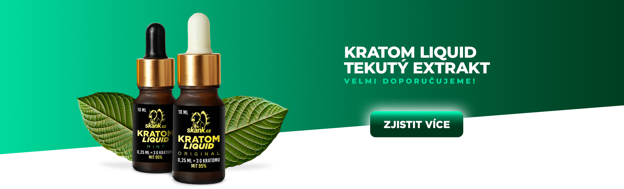 Kratom Liquid tekutý Extrakt - kapky