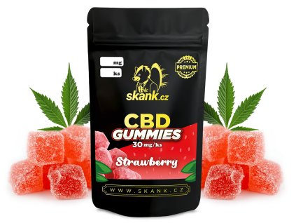 cbd gummies strawberry 30mg bonbony jahoda