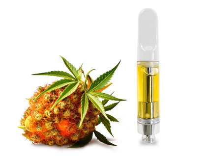 THC R cartridge vape mango WHITE