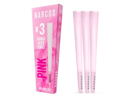 narcos cones predbalene dutinky king size pink ruzove