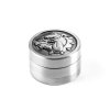 bulldog drticka kovova stribrna grinder silver aluminium 3 dilna 3 casti 3 layers se sitkem na skaf